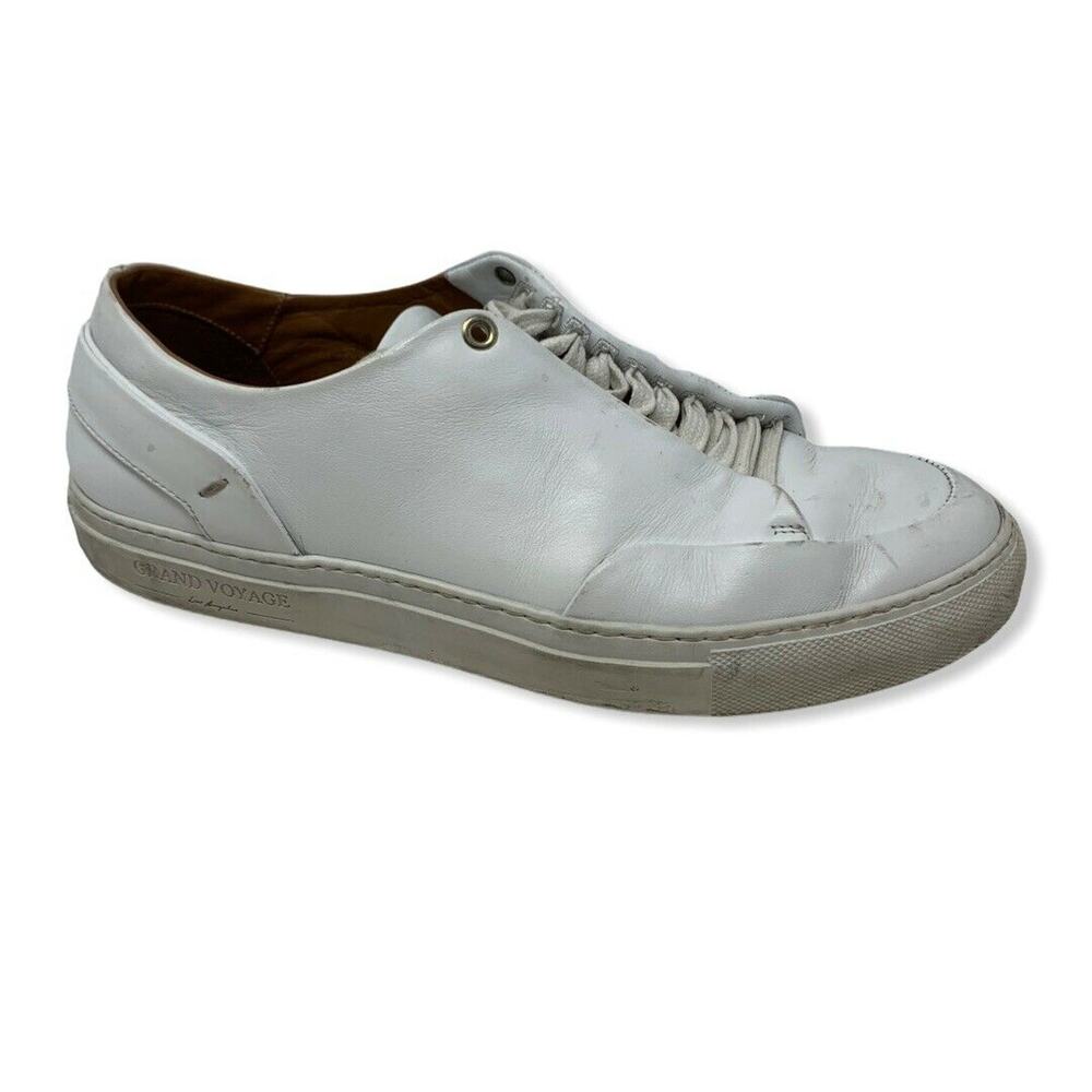 The Avedon Grand Voyage White Leather Sneaker 9